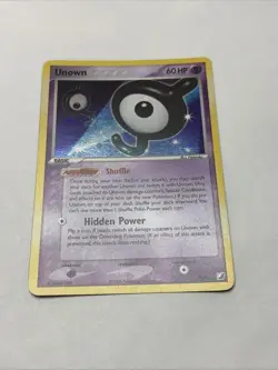 Pokemon Unown J Holo Unseen Forces J 28 LP - Image 1