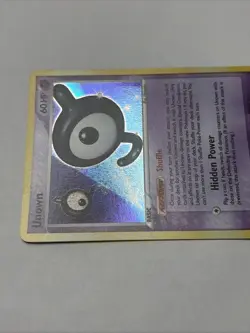 Pokemon Unown J Holo Unseen Forces J 28 LP - Image 2