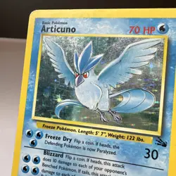 Articuno (2) Unlimited Holo Holo Rare Fossil 02/62 MP/HP Pokemon - Image 4