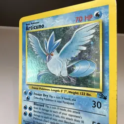 Articuno (2) Unlimited Holo Holo Rare Fossil 02/62 MP/HP Pokemon - Image 5