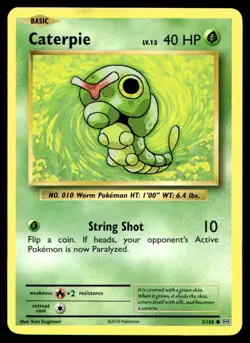 Caterpie XY - Evolutions 3/108 MP Pokemon TCG | Buy 10 Get 10 Free - Image 1