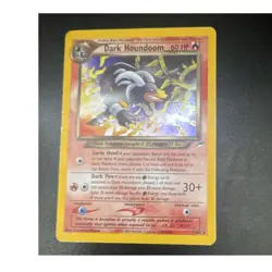Pokemon TCG Dark Houndoom Neo Destiny Holo Rare Unlimited 60 HP 7/105 English - Image 1