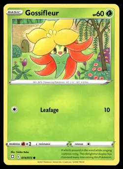 Gossifleur Shining Fates 014/072 MP Pokemon TCG | Buy 10 Get 10 Free - Image 1