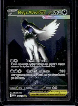 2025 Pokemon Mega Evolution Absol ex Special Illustration Rare #180/132 - Image 1