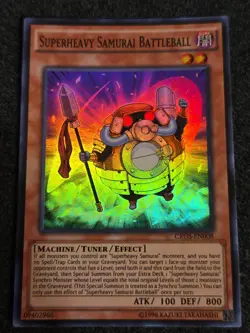 Superheavy Samurai Battleball 1st Edition CROS-EN008 YuGiOh Crossed Souls VLP - Image 1