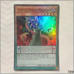 Purple Poison Magician - PEVO-EN006 - Ultra Rare 1st Edition Yugioh - Image 1