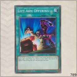 Left Arm Offering - LED7-EN013 - Common 1st Edition Yugioh - Image 1