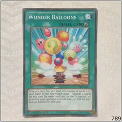 Wonder Balloons - NECH-EN055 - Common 1st Edition Yugioh - Image 1
