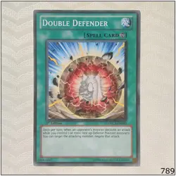 Double Defender - ORCS-EN049 - Common 1st Edition Yugioh - Image 1