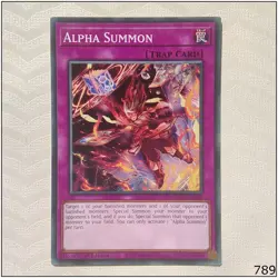 Alpha Summon - AGOV-EN100 - Common 1st Edition Yugioh - Image 1