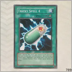 Tricky Spell 4 - TDGS-EN091 - Common Unlimited Yugioh - Image 1