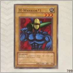 M-Warrior #1 - LOB-076 - Common Unlimited Yugioh - Image 1