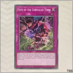 Fists of the Unrivaled Tenyi - MP20-EN135 - Common 1st Edition Yugioh - Image 1
