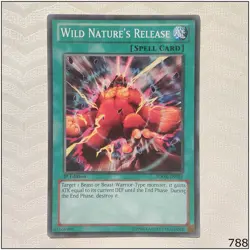 Wild Nature's Release - SDOK-EN026 - Common 1st Edition Yugioh - Image 1