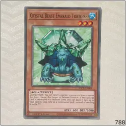 Crystal Beast Emerald Tortoise - SDCB-EN003 - Common 1st Edition Yugioh - Image 1