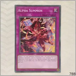 Alpha Summon - AGOV-EN100 - Common 1st Edition Yugioh - Image 1