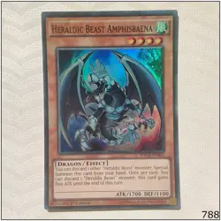 Heraldic Beast Amphisbaena - WSUP-EN003 - Super Rare 1st Edition Yugioh - Image 1