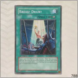 Break! Draw! - ABPF-EN052 - Common 1st Edition Yugioh - Image 1