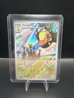 Pokemon TCG Farigiraf Card 228/193 Sv02: Paldea Evolved NM Illustration Rare - Image 1