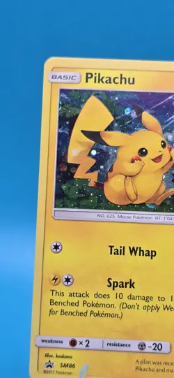 Pikachu SM86 Holo 2017 S&M General Mills Promo Pokemon Card/B4 - Image 2