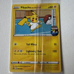 Pikachu On the Ball - UK Exclusive Card 001/005 - Sealed - Image 4