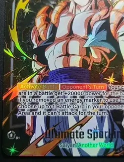 Ultimate Sparking FB05-115 Alternate Art Reprint Gogeta Dragon Ball Card Fusion - Image 4