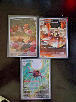 Mega Evolutions 3 Card Lot Spearow Ninjask Garganacl NM Pack Fresh - Image 1