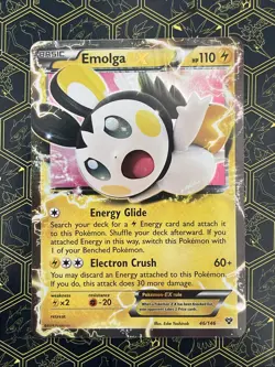 Pokemon Card - Emolga EX XY 46/146 Holo Rare EX 2014 - Image 1