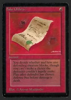 ***Beta False Orders*** MTG Beta Magic Kid Icarus - Image 1