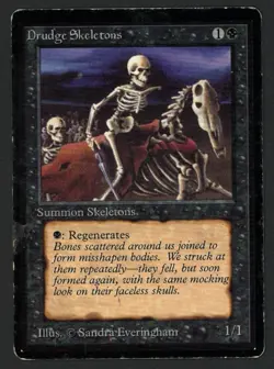 ***Beta Drudge Skeletons*** MTG Beta Magic Kid Icarus - Image 1