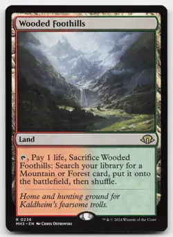 Wooded Foothills #236 (NM) Modern Horizons 3 MH3 Magic MTG - Image 1