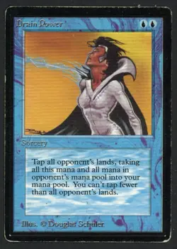 ***Beta Drain Power*** MTG Beta Magic Kid Icarus - Image 1