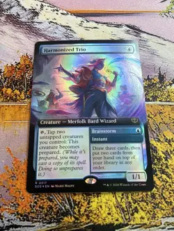 Harmonized Trio - Foil - Extended Art Secrets of Strixhaven MTG - Image 3