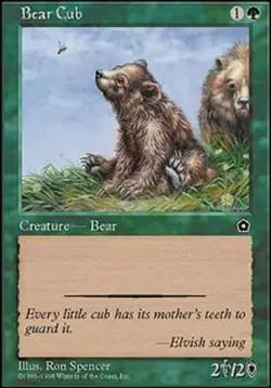 Bear Cub PL/MP, English MTG Portal Second Age - Image 1