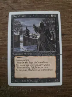 Bog Wraith SIGNED By Jeff A. Menges Magic The Gathering - Image 1