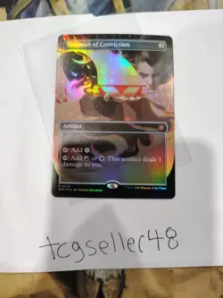 MTG Talisman of Hierarchy SOS Borderless Foil Rare #0428 - Image 1