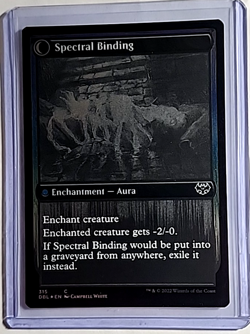 2022 MTG Magic The Gathering Innistrad Double Feature Foil #315 Binding Geist - Image 2