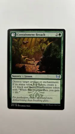 MTG Strixhaven School of Mages Containment Breach 125/275 Magic the Gathering - Image 1