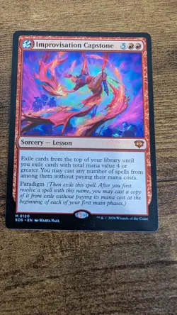 Improvisation Capstone Secrets of Strixhaven Regular #120 Mythic Magic MTG - Image 1