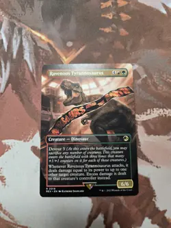 MTG Ravenous Tyrannosaurus (Borderless) - Universes Beyond: Jurassic World 0018 - Image 1