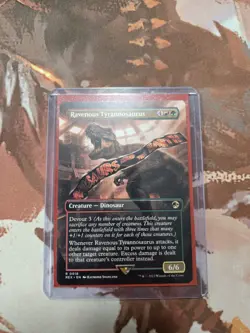 MTG Ravenous Tyrannosaurus (Borderless) - Universes Beyond: Jurassic World 0018 - Image 3