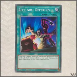 Left Arm Offering - LED7-EN013 - Common 1st Edition Yugioh - Image 1