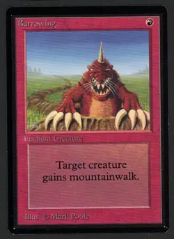 ***Beta Burrowing*** MTG Beta Magic Kid Icarus - Image 1