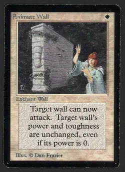 ***Beta Animate Wall (Light Ring Ding)*** MTG Beta Magic Kid Icarus - Image 1