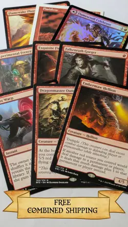 Magic The Gathering: Commander Staples RED Lot - Image 1
