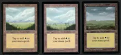 ***3x Beta Plains*** MTG Beta Magic Kid Icarus - Image 1