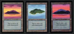 ***3x Beta Island*** MTG Beta Magic Kid Icarus - Image 1