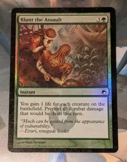 MTG *FOIL* Scars Of Mirrodin Common BLUNT THE ASSAULT SP - Image 1