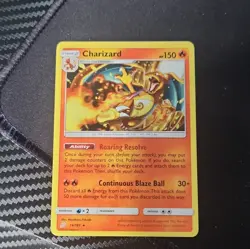 Pokemon Charizard SM Team Up Rare Regular 14/181 150 HP Stage 2 2019 English - Image 1