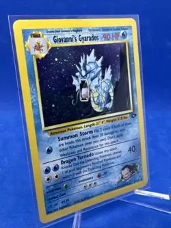 Giovanni's Gyarados #5/132 Gym Challenge LP+ Pokemon Card - Image 2